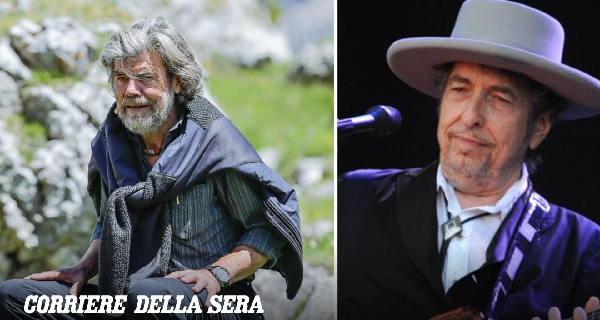 Reinhold Messner chiama Bob Dylan: «È il mio preferito. Mi piacerebbe fare qualcosa con lui prima dei cent'anni, magari una serata sulle montagne dell'Alto Adige»