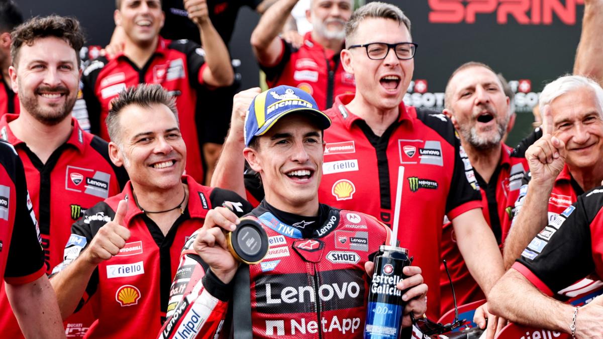 Marquez, la rimonta mondiale continua. L'avviso all'Aprilia: "La Ducati è veloce su 22 GP"