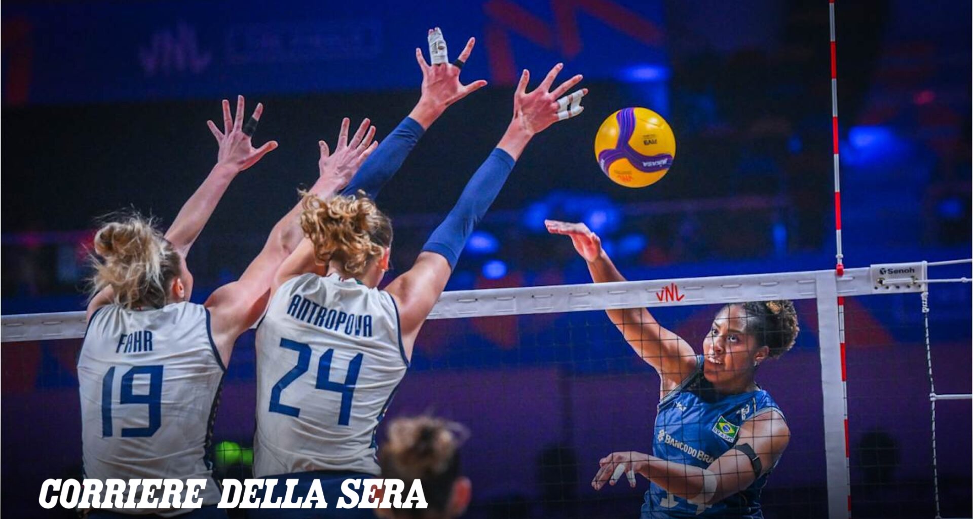 Italia-Brasile, azzurre sconfitte al 5° set nella semifinale della Nations League di pallavolo femminile