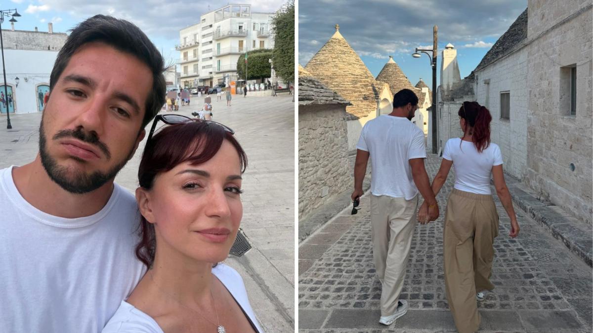 Andrea Delogu e Alessandro Marziali, vacanza d'amore in Puglia