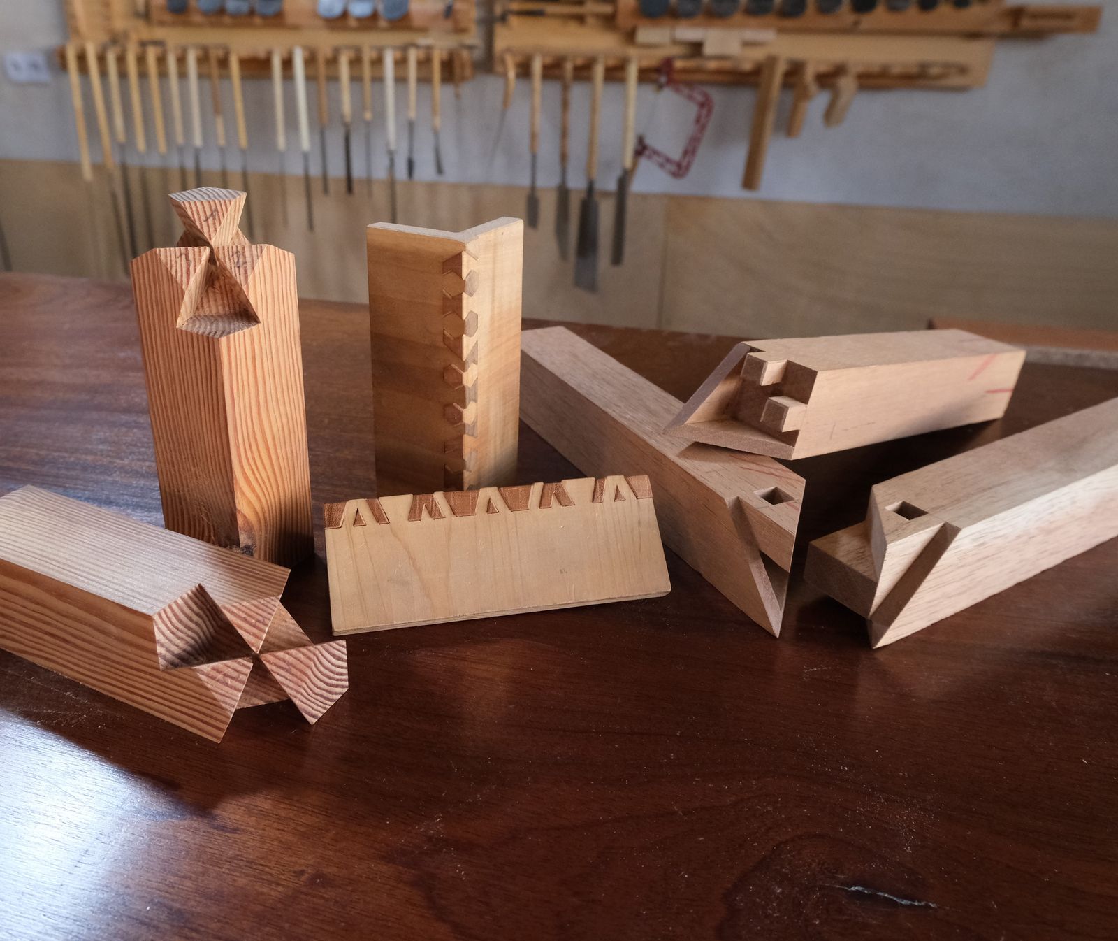 pezzi di legno