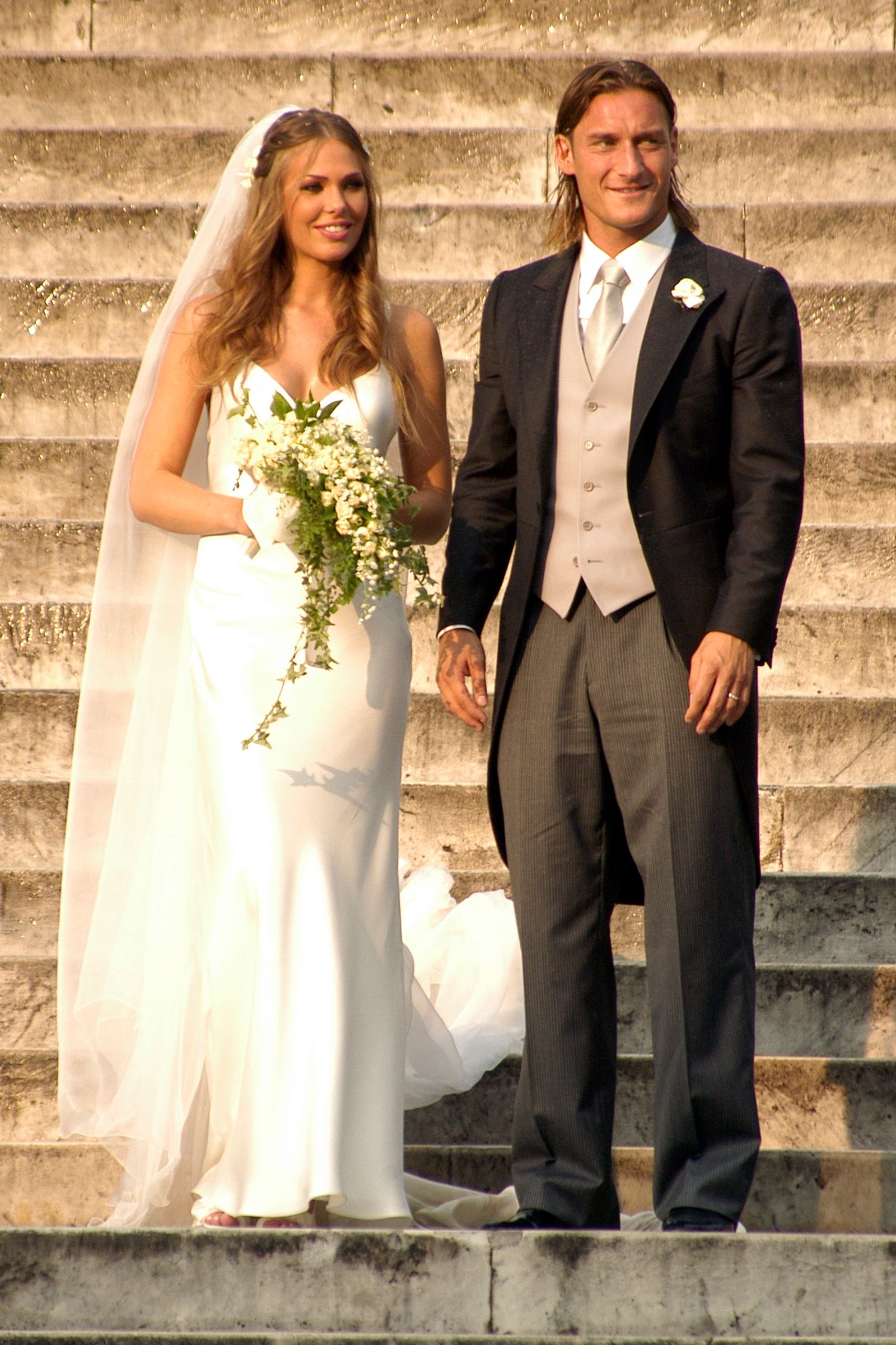 Ilary Blasi e Francesco Totti 19 giugno 2005.