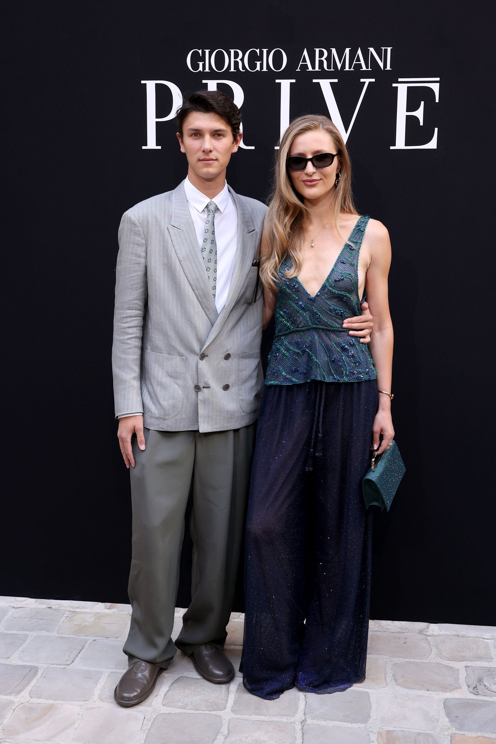 Il conte Nikolai di Danimarca e Benedikte Thoustrup alle sfilate Haute Couture di Parigi luglio 2026.