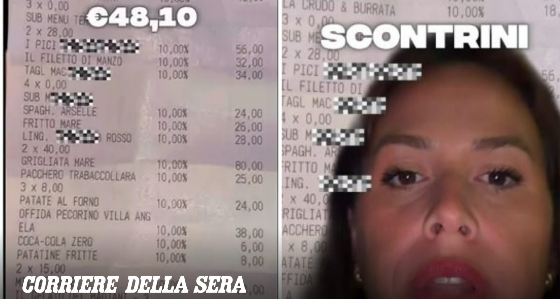«Ci hanno aggiunto 48 euro nello scontrino della cena a nostra insaputa, hanno detto che era la mancia»
