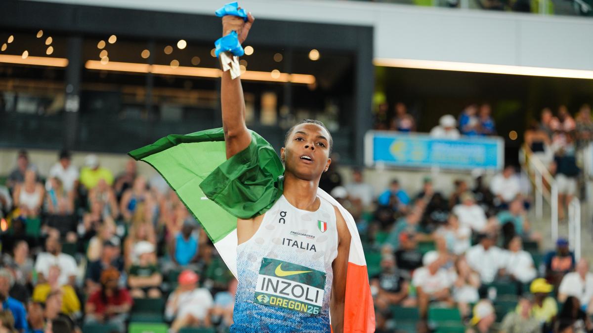 Atletica, Mondiali under 20: Inzoli e 4x100 mista (con record) sono d'oro