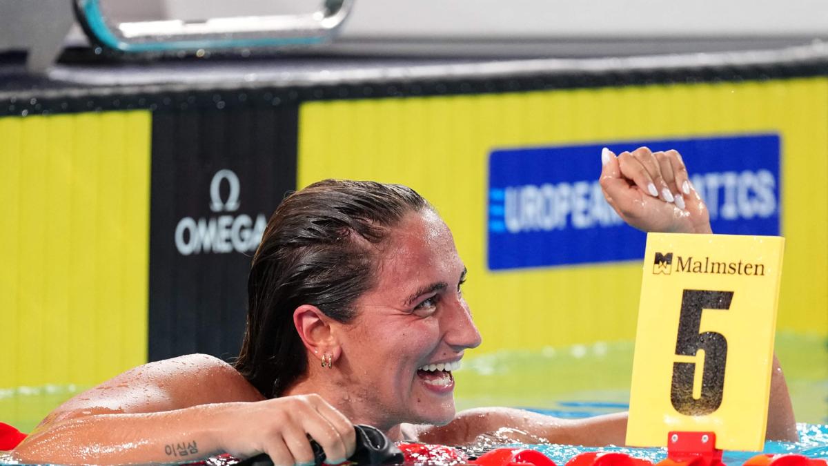 Europei di nuoto, Quadarella medaglia d'oro 800 stile libero