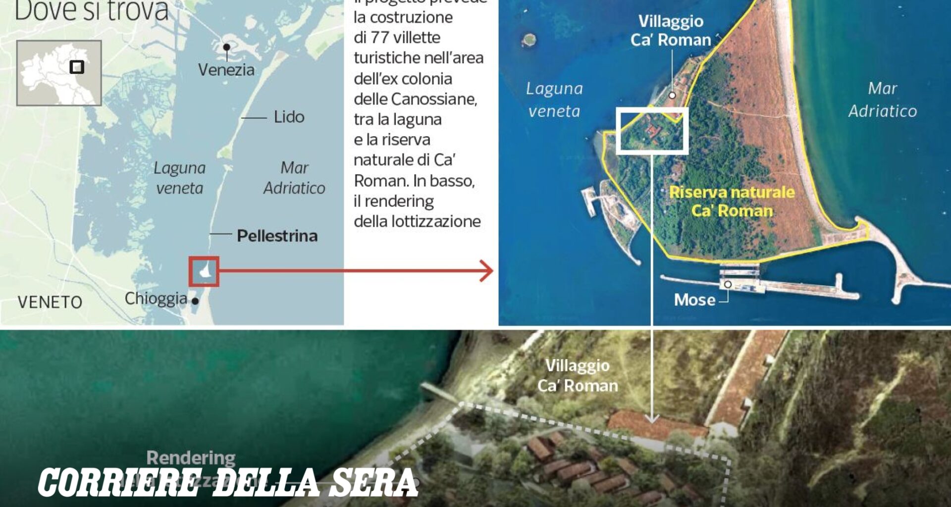 Nell’ultima oasi di Venezia spuntano 77 villette per turisti: le proteste contro il progetto tra le dune di Pellestrina