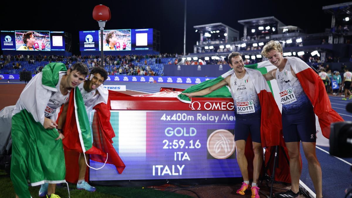 Europei atletica: chi sono gli azzurri della 4x400 d'oro