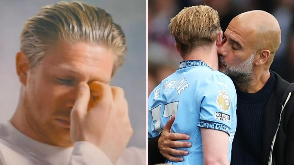 De Bruyne e le lacrime per l'addio al City nel docufilm di Amazon - Foto