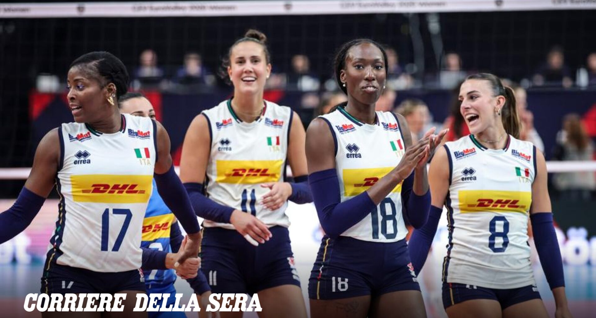 Europei volley femminile, Italia-Croazia in diretta: 3-0 per le Azzurre (25-9, 25-22, 25-23)