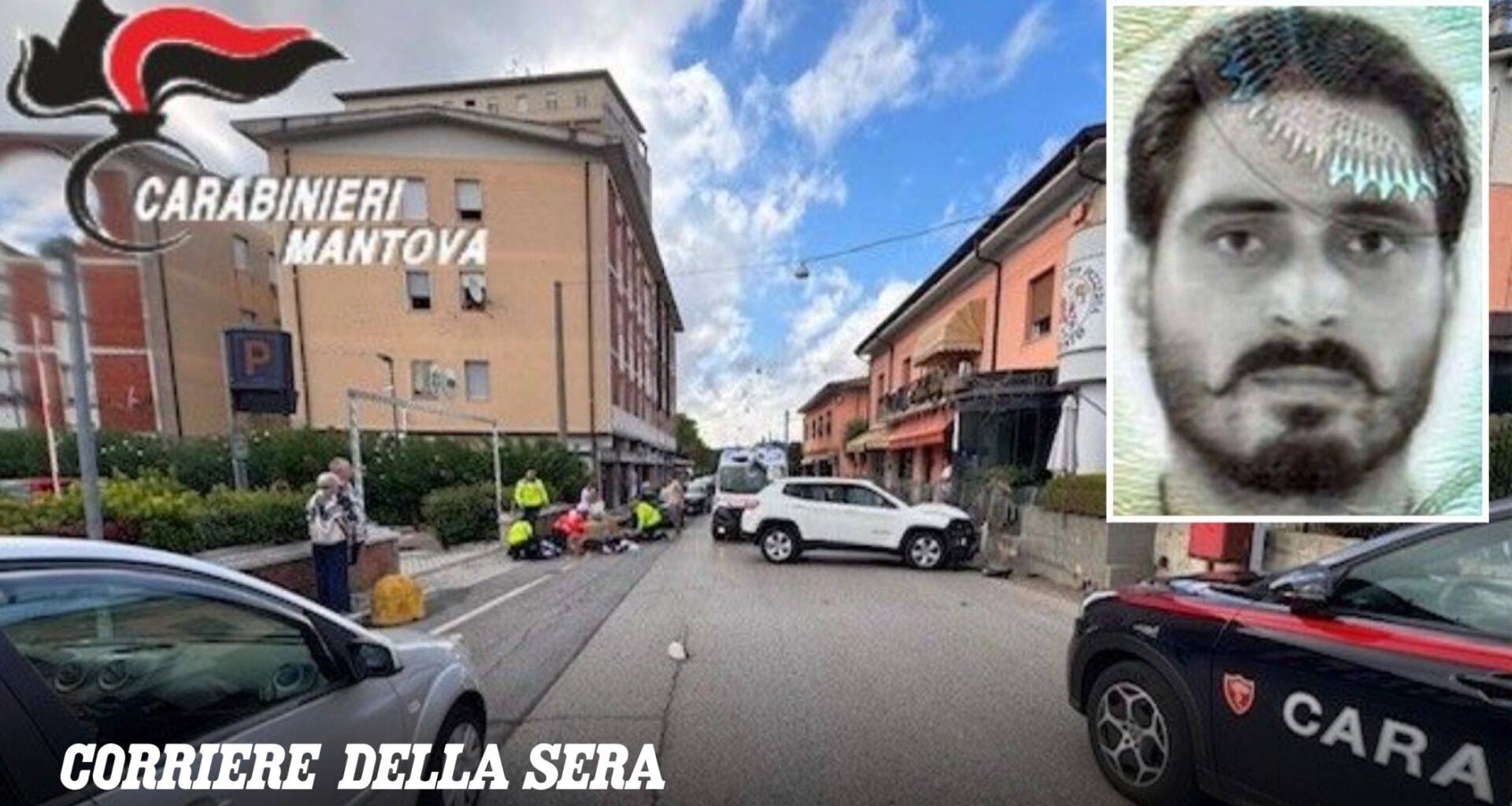 Castiglione delle Stiviere, 44enne travolto e ucciso sotto gli occhi di moglie e figli mentre risale in auto