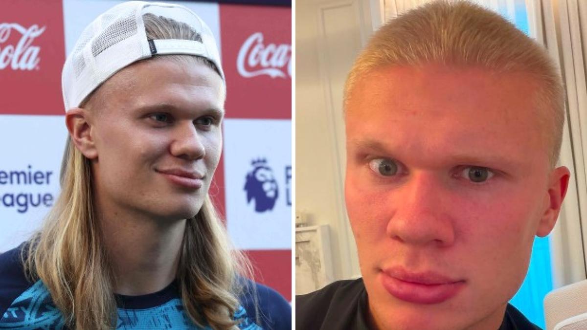 Haaland si taglia i capelli: i motivi