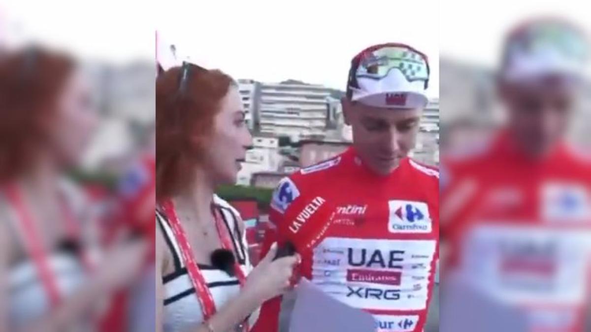 Vuelta, la tiktoker che ci prova con Pogacar fa discutere