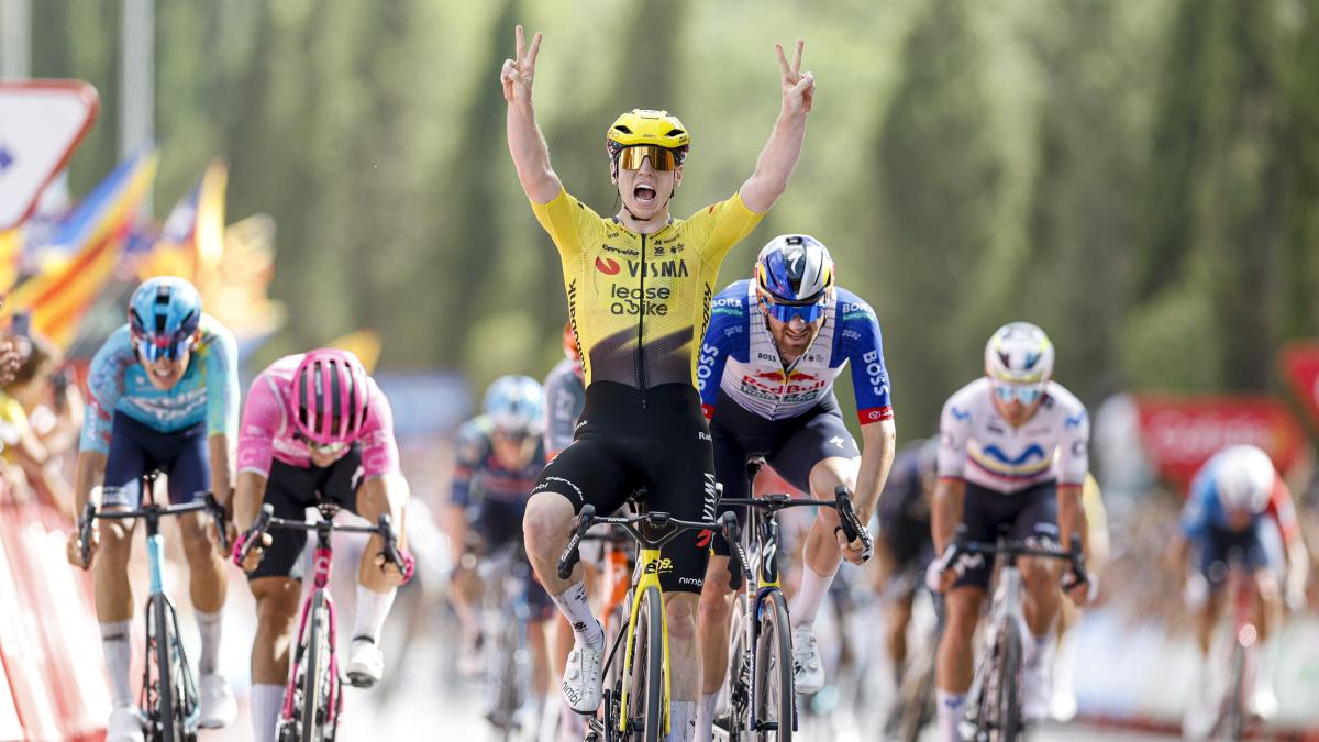 Vuelta, Brennan vince la quita tappa. Pogacar sempre in maglia rossa