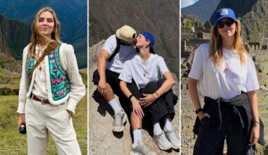 Chiara Ferragni e Josè Hernandes insieme a Machu Picchu