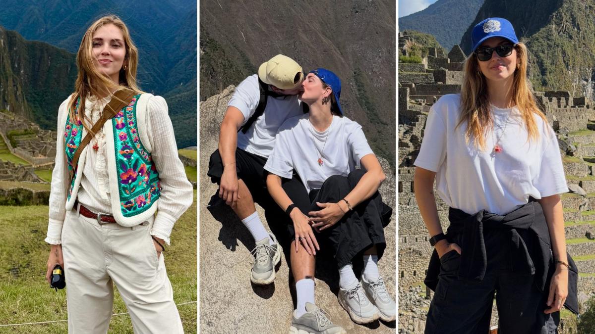 Chiara Ferragni e Josè Hernandes insieme a Machu Picchu