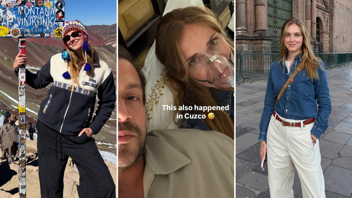 Chiara Ferragni con la maschera per l'ossigeno: ecco cosa è successo