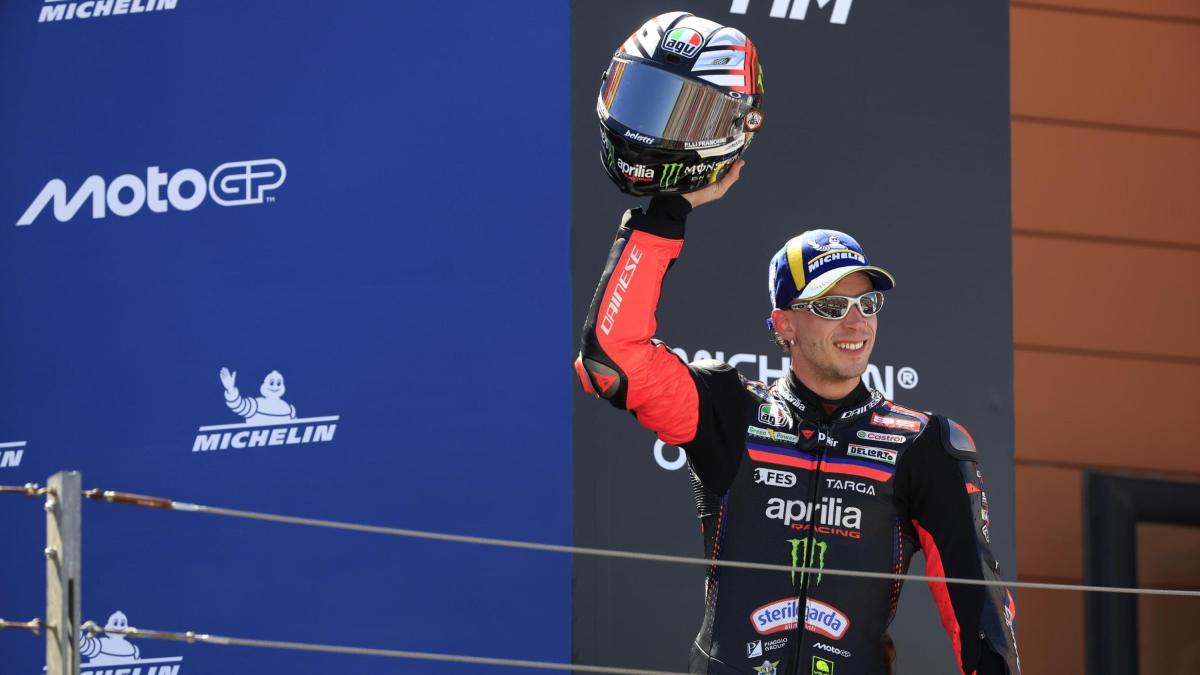 Bezzecchi a Aragon è il portabandiera dell'Aprilia