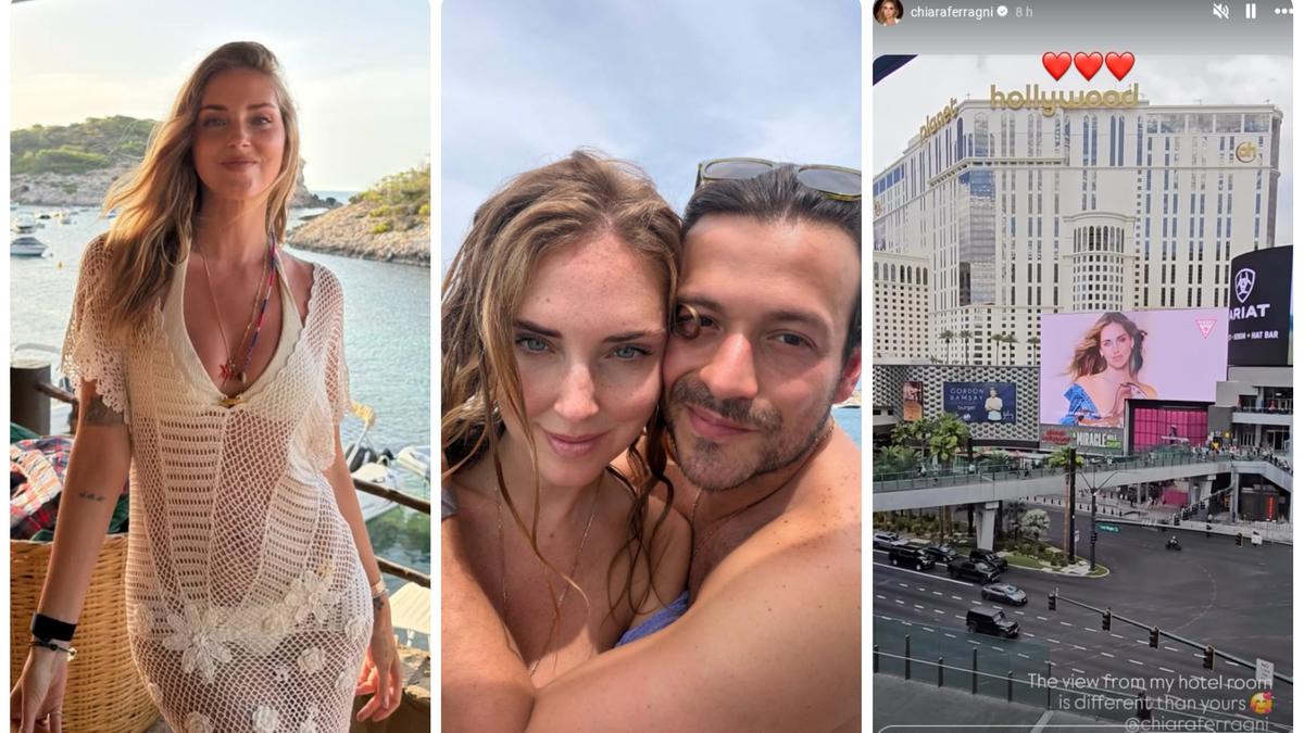 Chiara Ferragni, da Ibiza a Las Vegas con amore