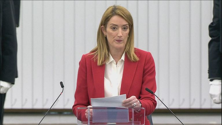  Roberta Metsola al Parlamento Europeo