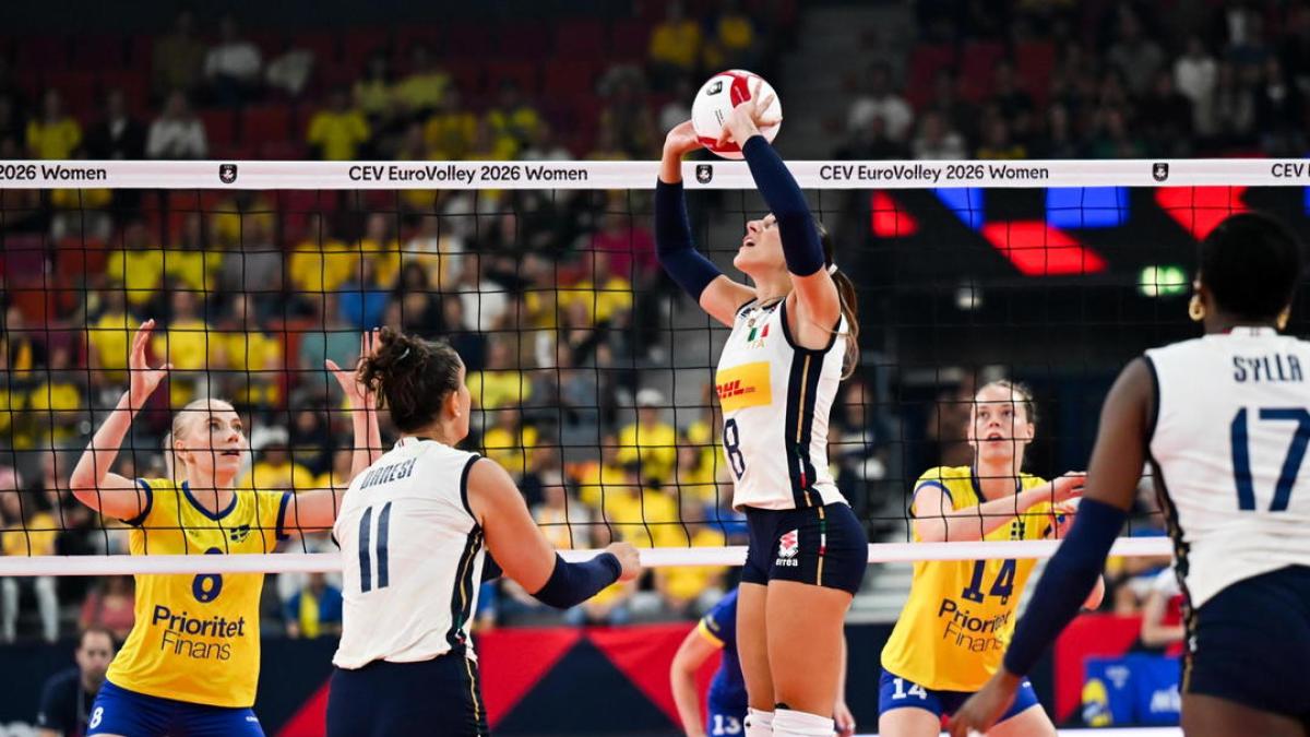 Italia-Svezia LIVE, Europei di Volley | La diretta