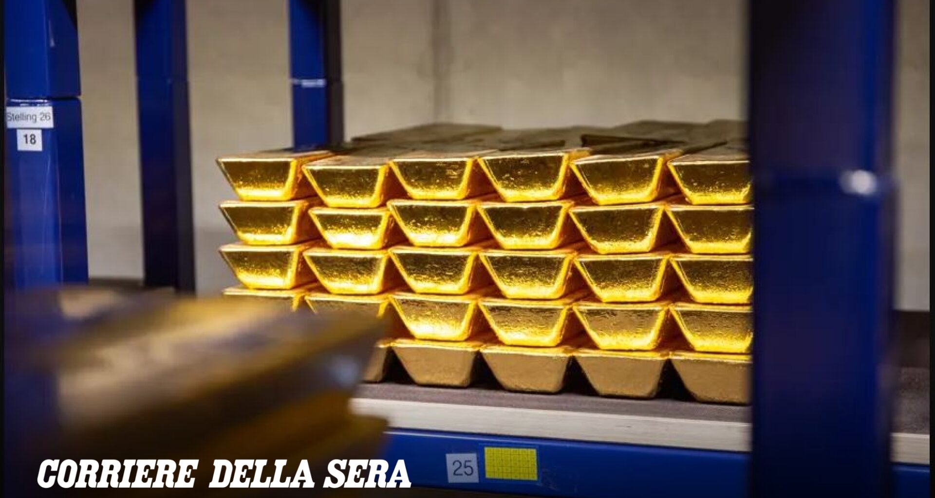 L’Olanda sposta 86 tonnellate d’oro dal Nordamerica a Londra: «Dobbiamo esser pronti a crisi geopolitiche»