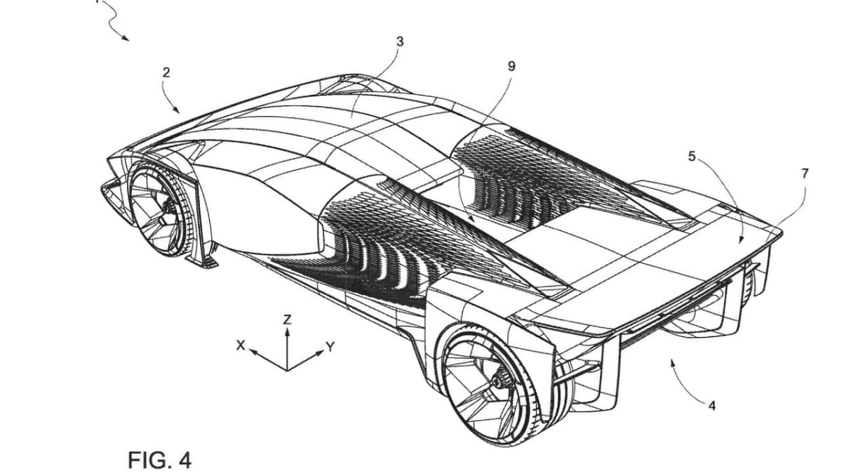 Ferrari: brevetto per trasformare i fari posteriori in alettoni