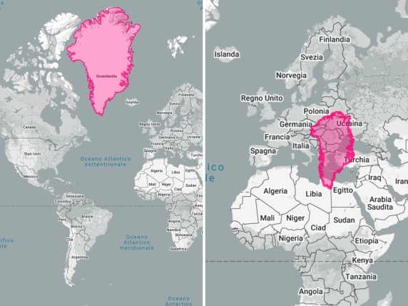 L'ONU approva una risoluzione per cui le mappe mondiali riflettano le reali dimensioni dell'Africa