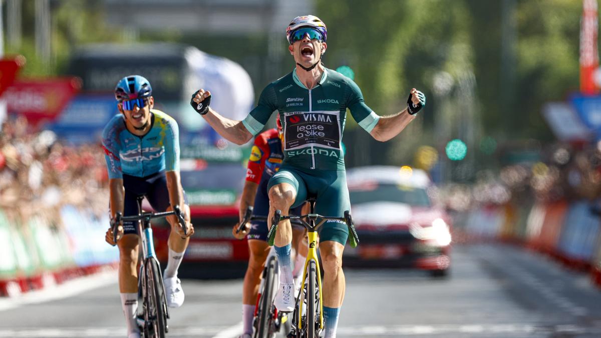 Van Aert vince la tappa 15 della Vuelta di Spagna