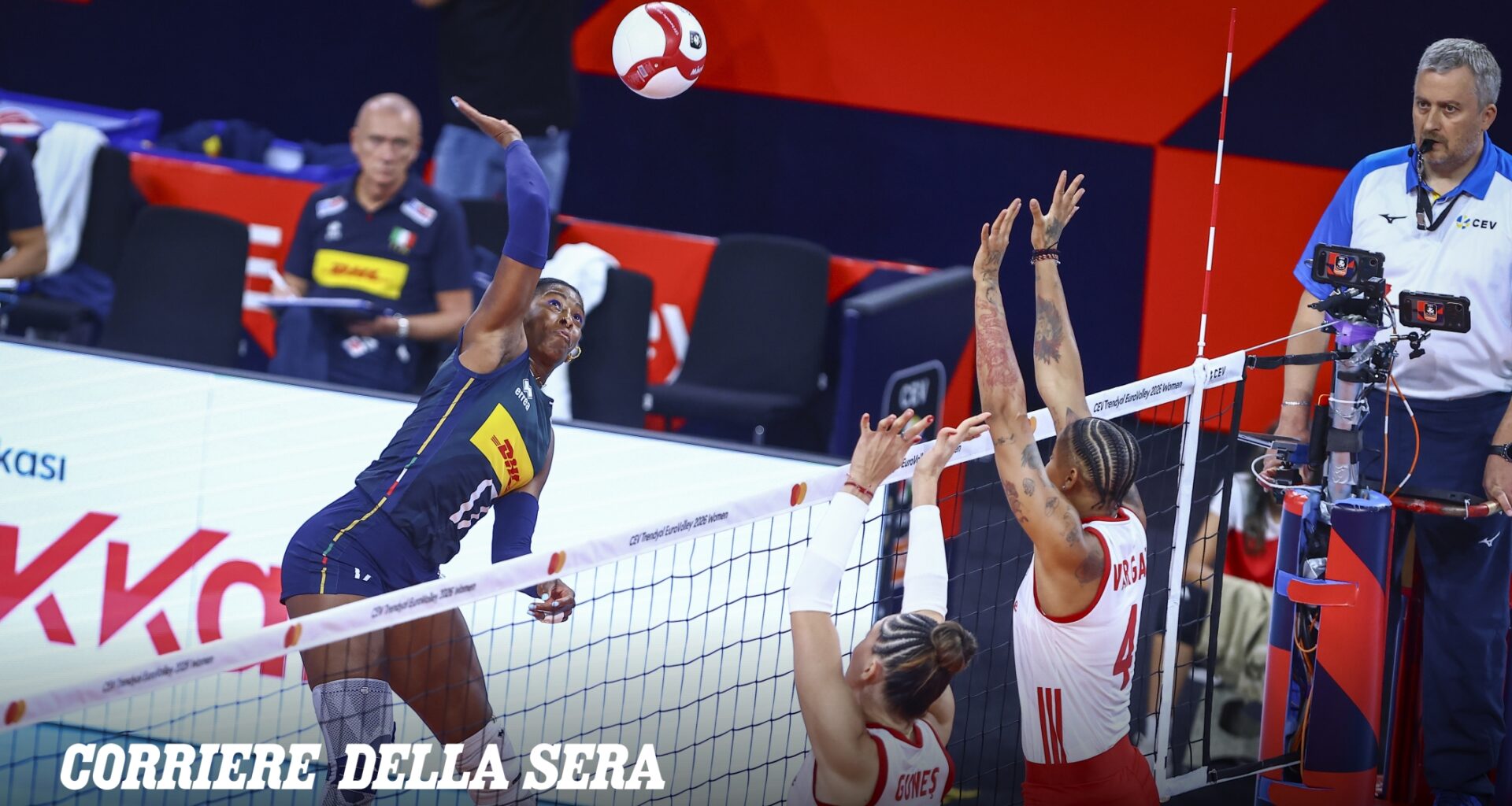 Italia-Turchia, finale Europei volley femminile in diretta: 1-0 (25-16), il match vale la medaglia d'oro a Istanbul - Corriere della Sera