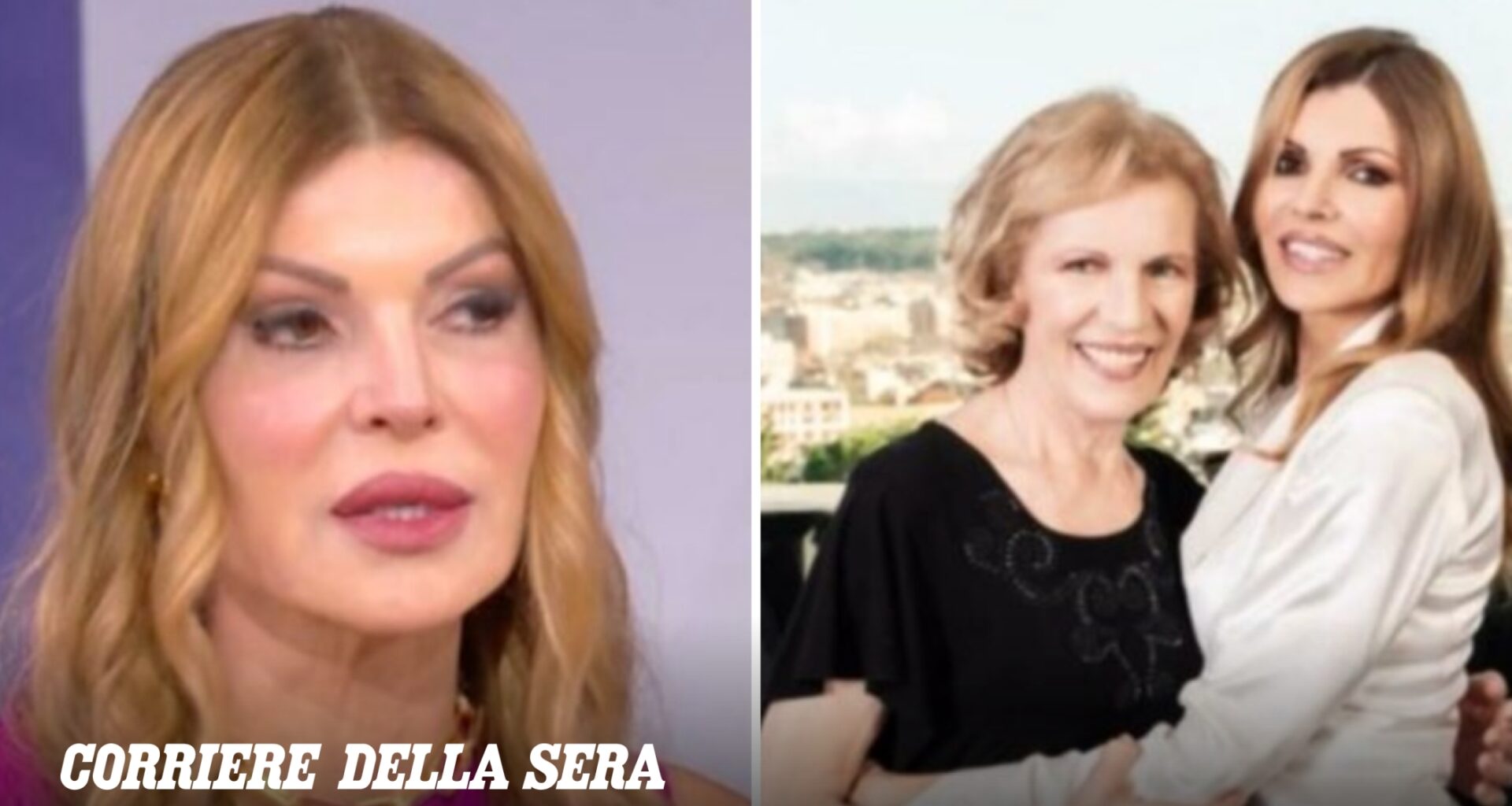 Rita Rusic: «Prima che morisse ho chiesto a mia mamma "mi vuoi bene" e lei ha risposto "tantissimo", poi non ha più parlato. Soffriva di demenza e il giorno prima non mi aveva riconosciuta»