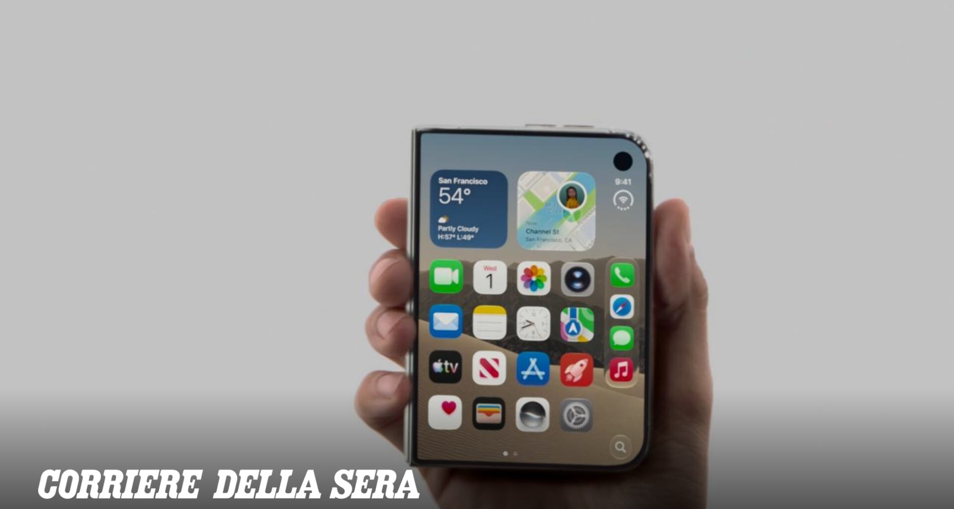 L'evento Apple in diretta: ecco iPhone Duo, il primo smartphone pieghevole di Apple. Costa Duemila dollari