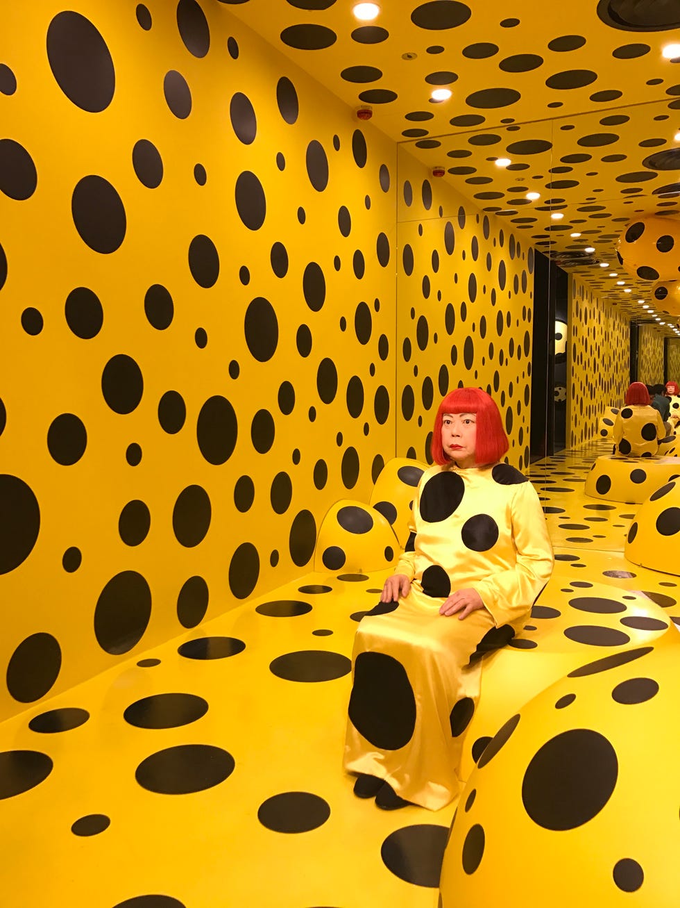 Yayoi Kusama's Polka Dots At Madame Tussauds Hong Kong yayoi kusama's polka dots at madame tussauds hong kong