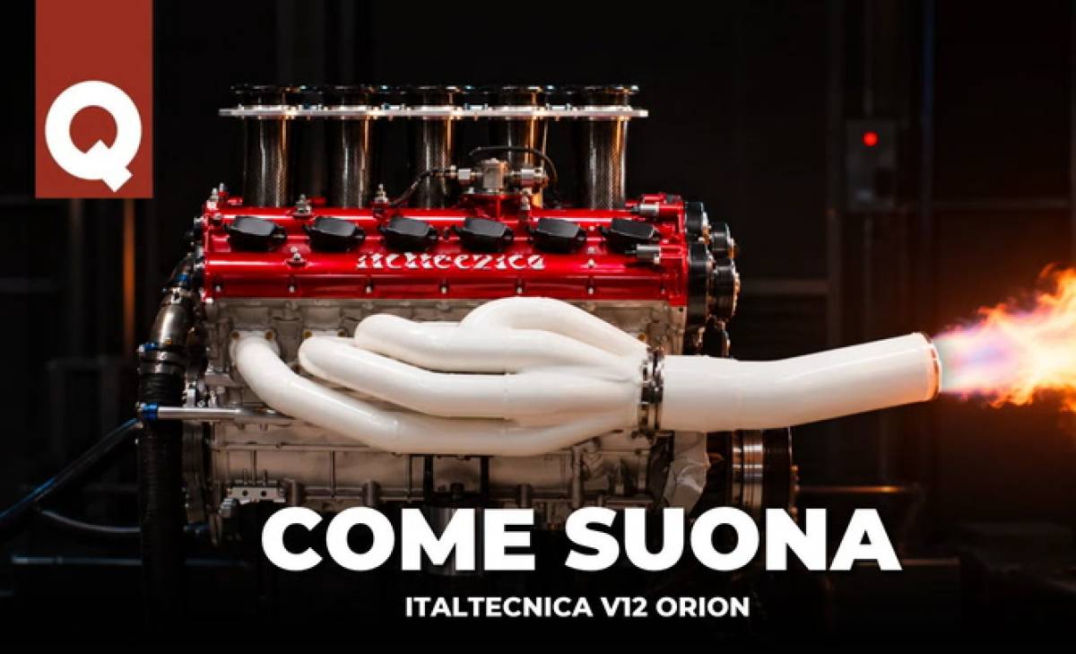 Italtecnica Orion: V12 aspirato di 6,8 litri, oltre 900 CV e 10.200 giri