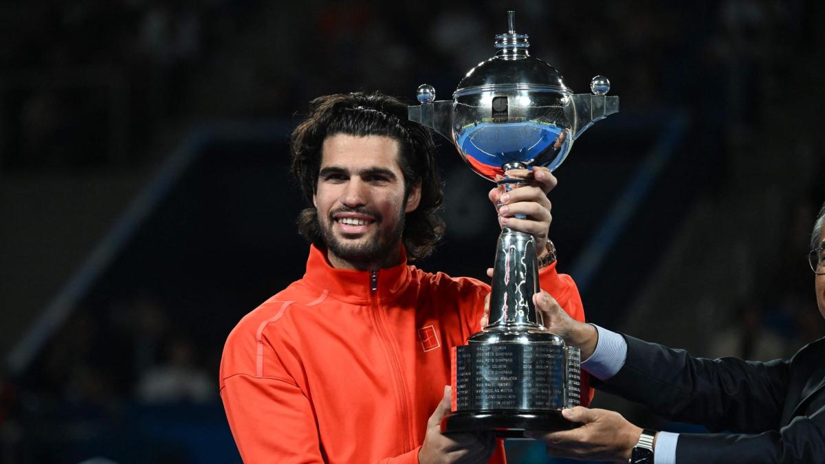 Alcaraz batte Lehecka e si prende l'Atp 500 di Tokyo