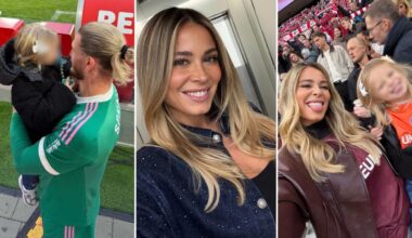 Diletta Leotta allo stadio con la piccola Aria a vedere papà Loris