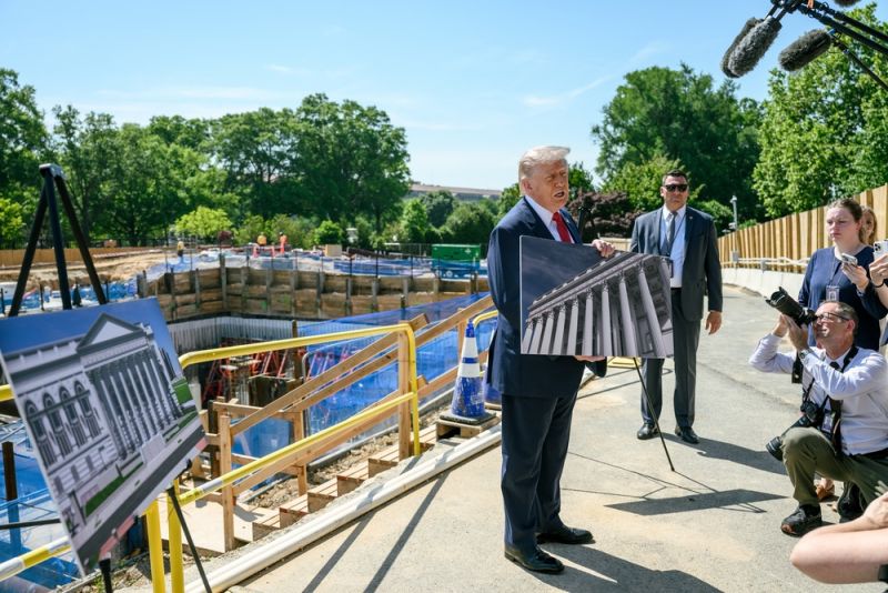 Donald Trump Sends American Stone to Italy to Carve for His Ballroom - Italy
