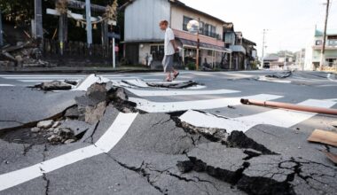 A moderate earthquake shakes eastern Japan, injuring more than 30 people in the Tokyo region