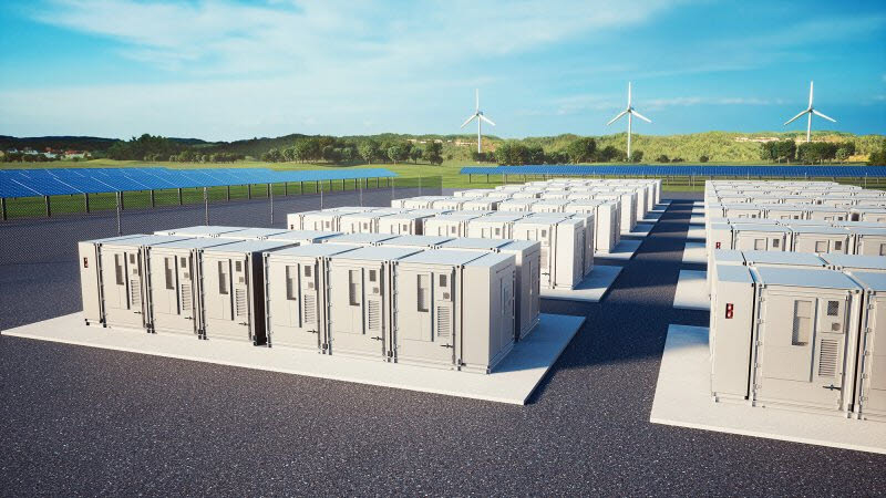 LG Energy Solution's battery container for grid-scale energy storage systems (ESS). Photo courtesy of LG Energy Solution - Seoul Economic Daily Finance News from South Korea