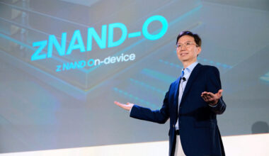 Lee Jin-yeop, Vice President of Samsung Electronics' Flash Development Division, gives a presentation at "FMS 2026" held in Silicon Valley, U.S., on the 4th (local time). Samsung Electronics - Seoul Economic Daily Finance News from South Korea