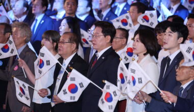 President Lee Jae Myung brought up the "Discussion of the End of the Korean War" card at the Liberat..