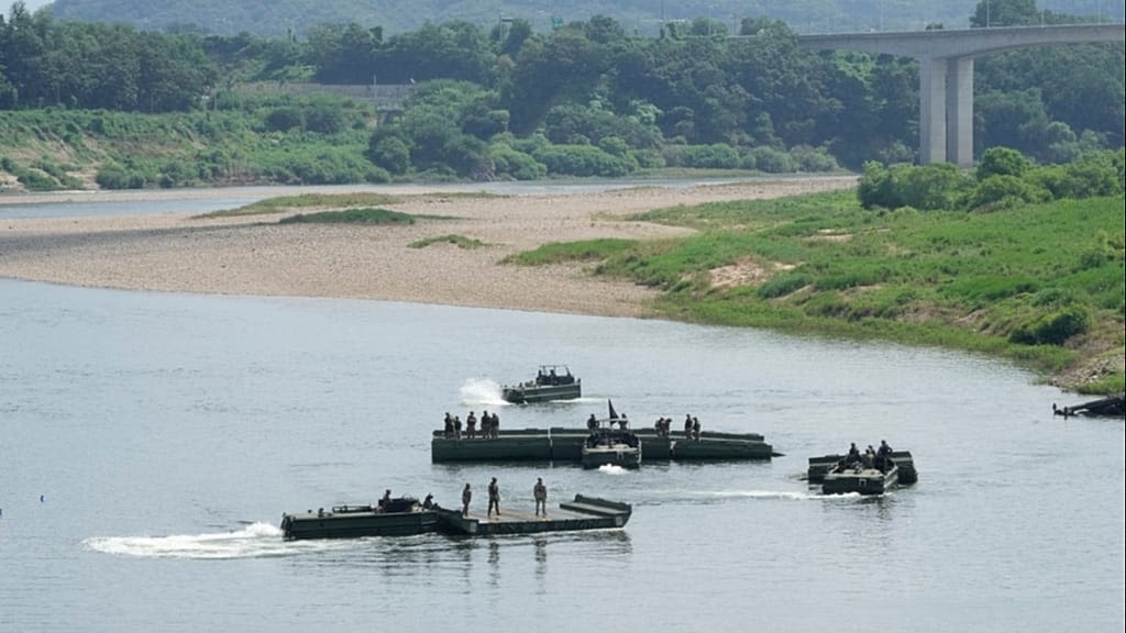 US and South Korean militaries agree to shorten drills days after Trump ordered reduction in joint exercises
