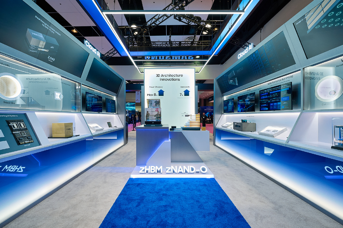A view of the Samsung Electronics booth at "FMS 2026" held in Silicon Valley, U.S., on the 4th (local time). Samsung Electronics - Seoul Economic Daily Finance News from South Korea