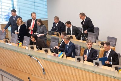 Paskirtieji ministrai Seimo posėdyje