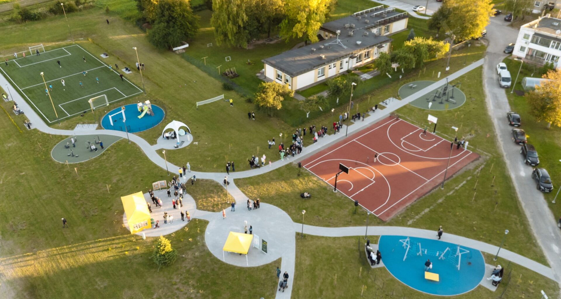 Vilniaus rajone atidaryta nauja sporto ir laisvalaikio erdvė