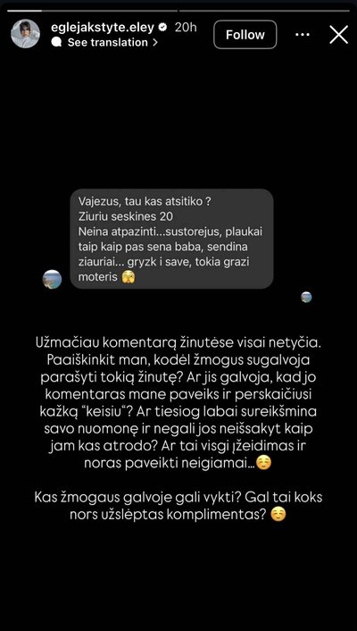 Eglės Jakštytės įrašai instagrame