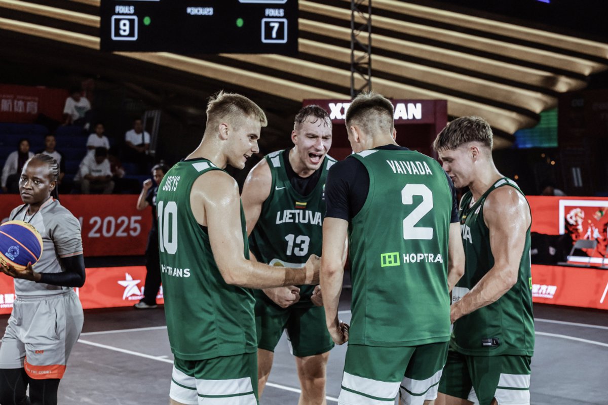 Lietuvos U23 rinktinė – 3x3 pasaulio čempionė