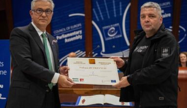 Ukrainos žurnalistui Butkevyčiui įteikta Vaclavo Havelo žmogaus teisių premija