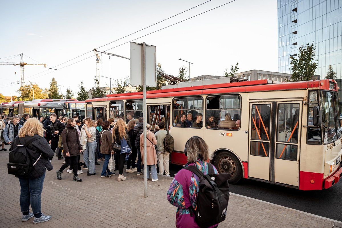 Diena be automobilio – Vilniuje nemokamas viešasis transportas