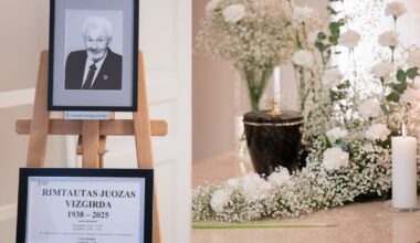 Vilniuje atsisveikinima su Rimtautu Juozu Vizgirda: renkasi artimieji ir kolegos